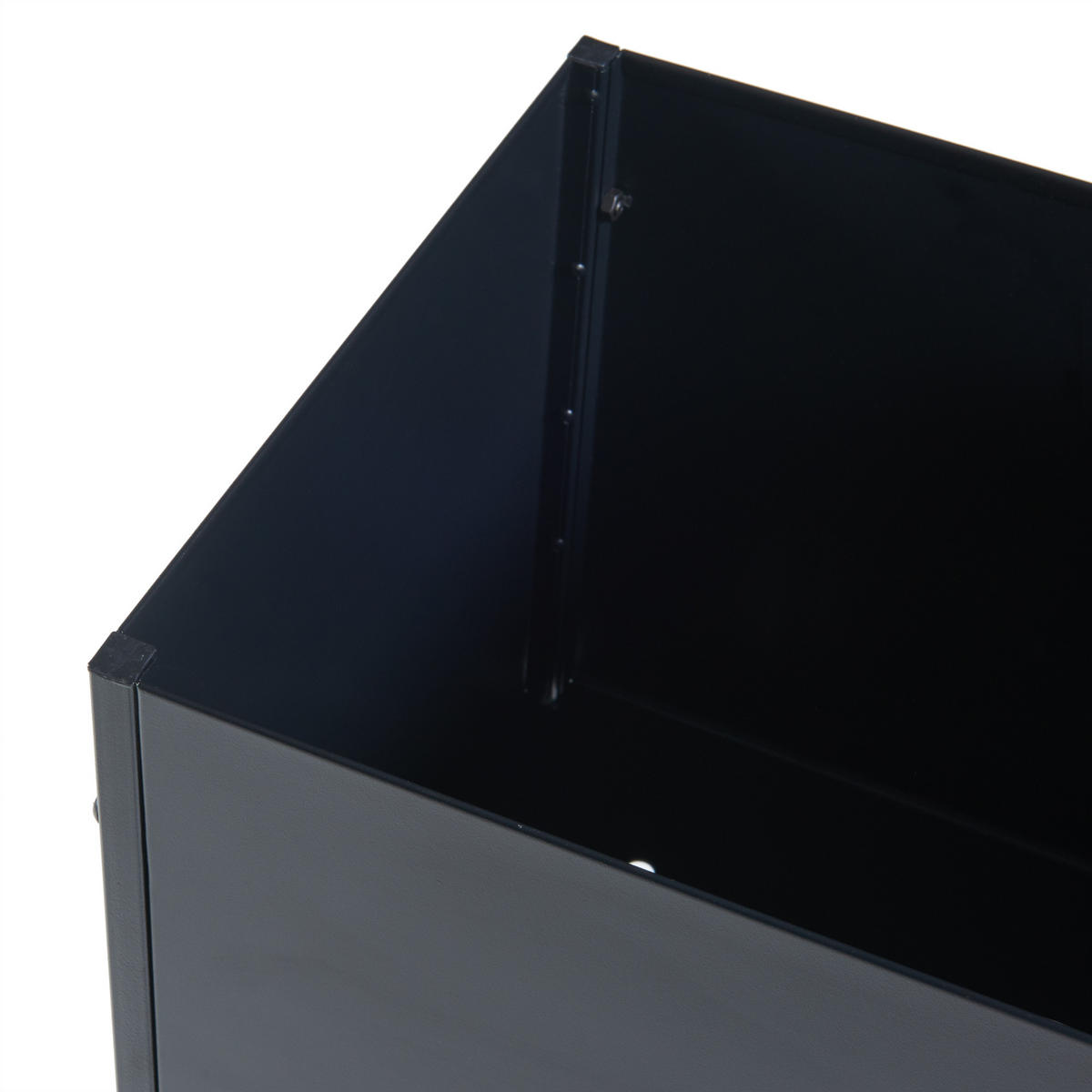 PFLANZENSTÄNDER Porsgrunn - Schwarz, Metall (30/70/30cm) - [en.casa]