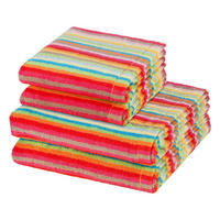 FROTTIERSET Lifestyle 4-teilig - Multicolor, Textil (50/100cm) - Cawoe