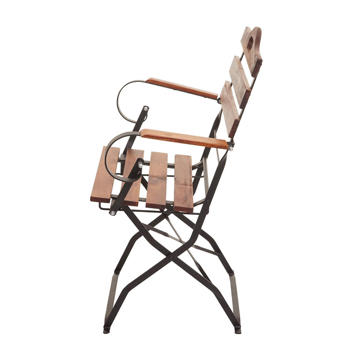 GARTENGARNITUR HxBxT 88x120x60cm Gastronomie-Qualität Akazie Braun - Braun, Holz - PROREGAL