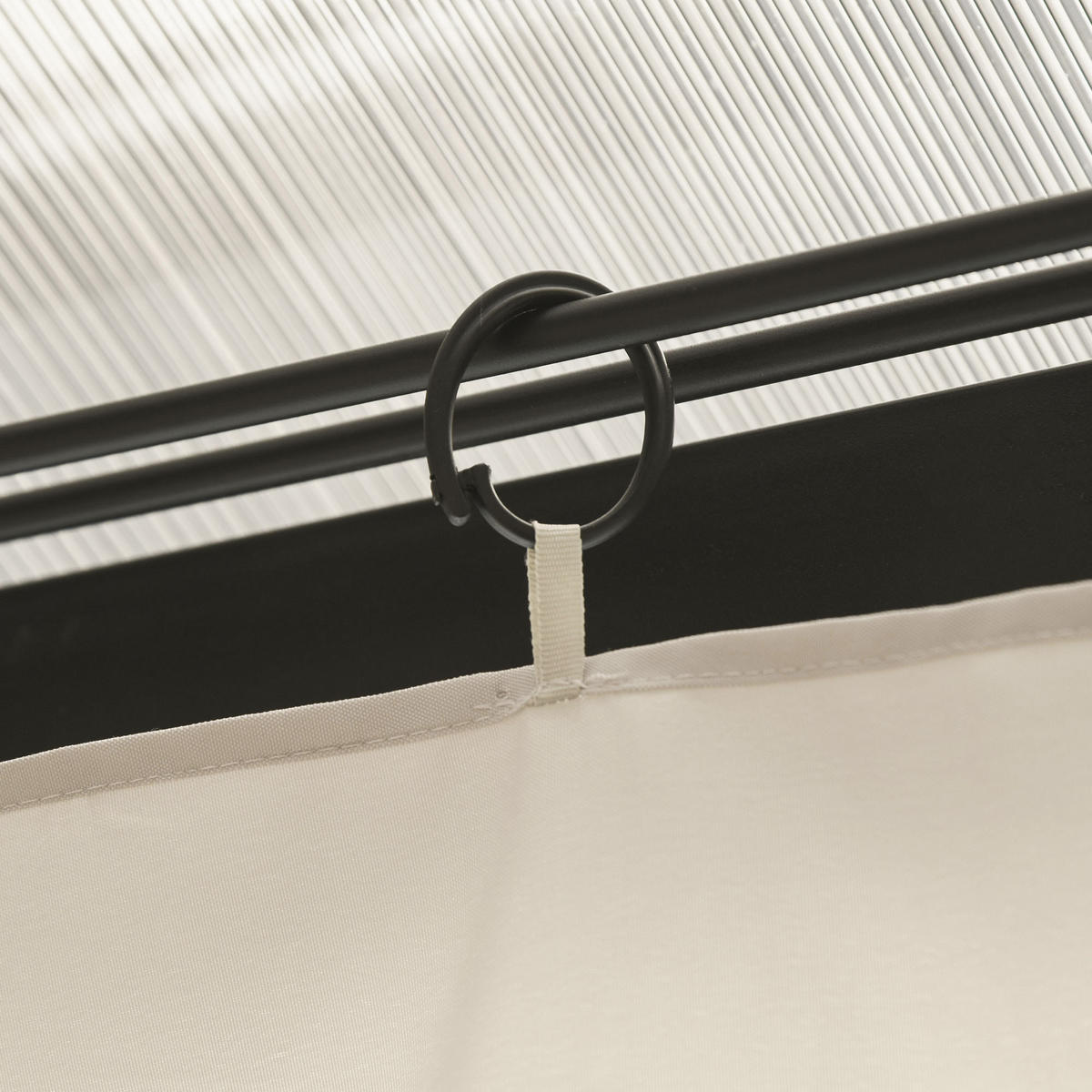 PAVILLONS aus Polyester 3x4 m in Beige mit 4 Seitenteilen - Beige, Textil (205/1/352cm) - Modfu