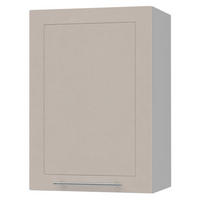 KÜCHENHÄNGESCHRANK Kvantum W2/50 Grau / Kaschmir Matt 50 / 32,5 / 72cm - Kaschmir/Grau, Holz/Holzwerkstoff (50/72/32.5cm) - Feldmann-Wohnen