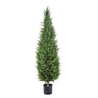 KUNSTBAUM Künstliche Zypresse - Philip 150 cm - Grün, Kunststoff (150cm) - aplanta