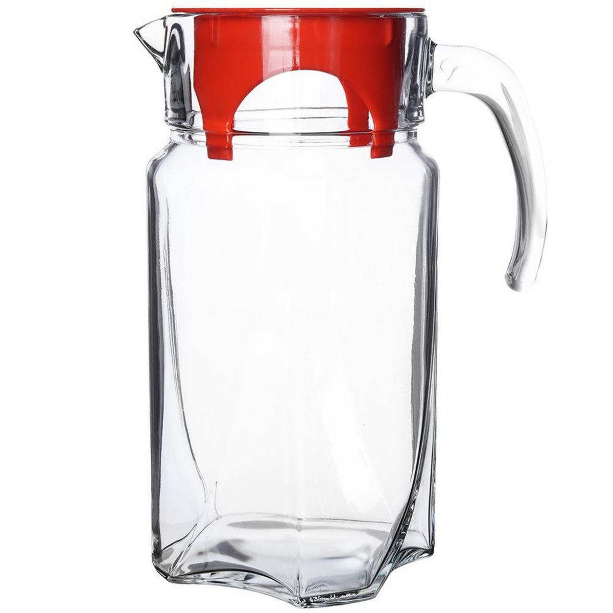 GLASKRUG mit Deckel 1,75 l - Transparent, Glas (1.75L) - Orion 