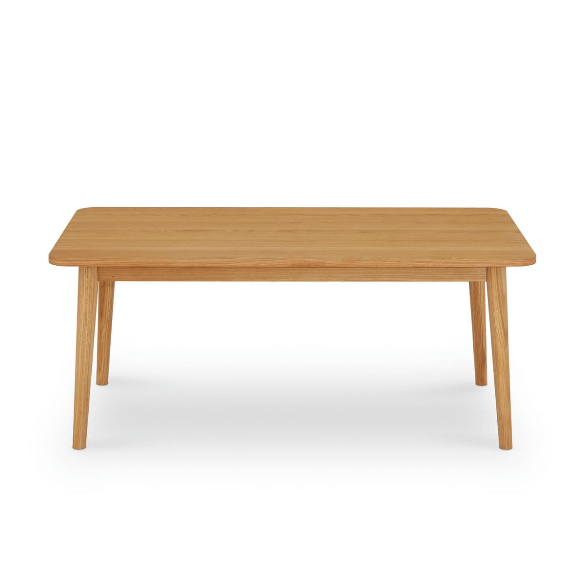 COUCHTISCH rechteckig Eiche massiv 70/125/52 cm - Eichefarben/Braun, Holz/Holzwerkstoff (70/125/52cm) - Furnhouse