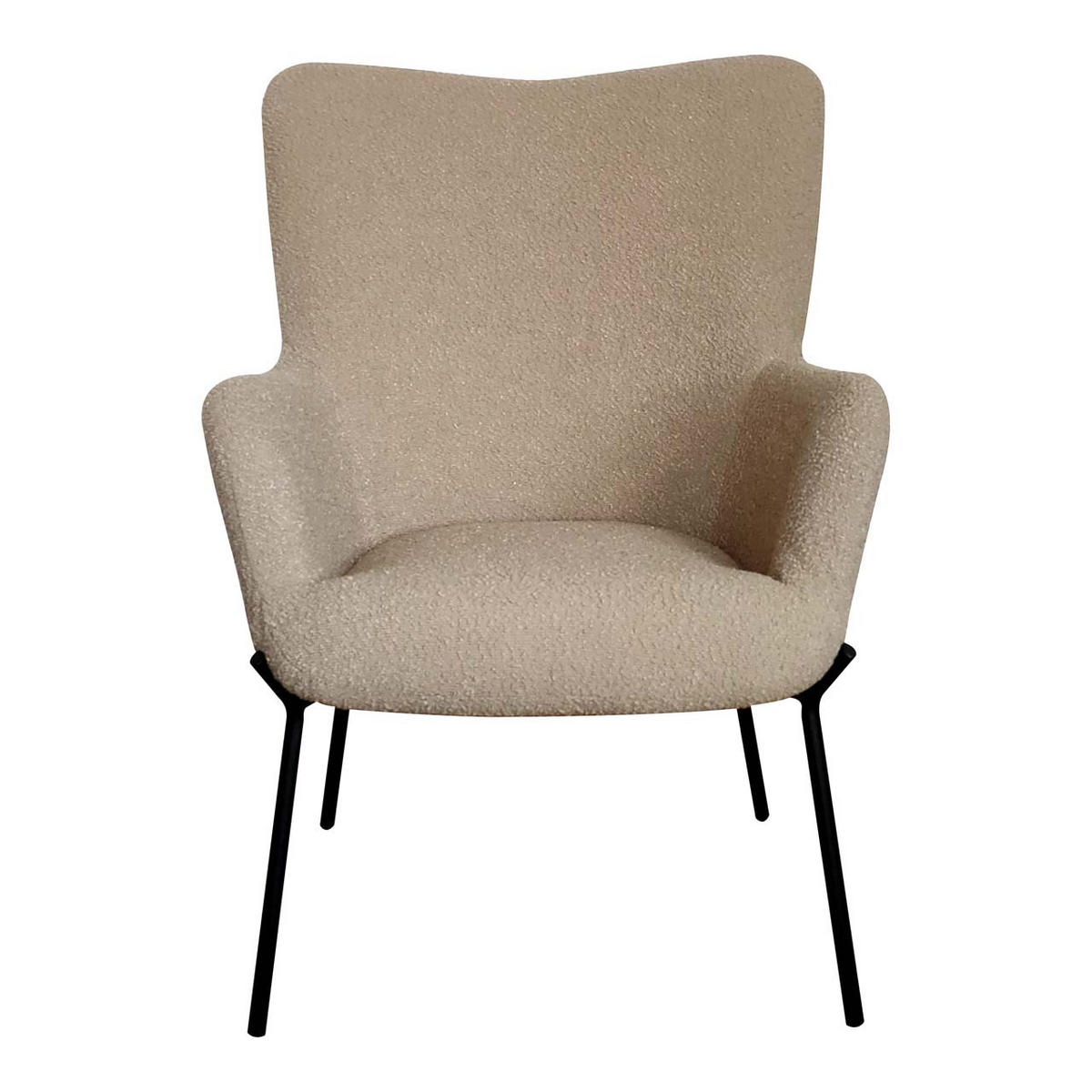 SESSEL, Glasgow, Braun, Metall / Polyester, 70 x 79 x 98 cm - Braun, Textil/Metall (70/98/79cm) - ebuy24