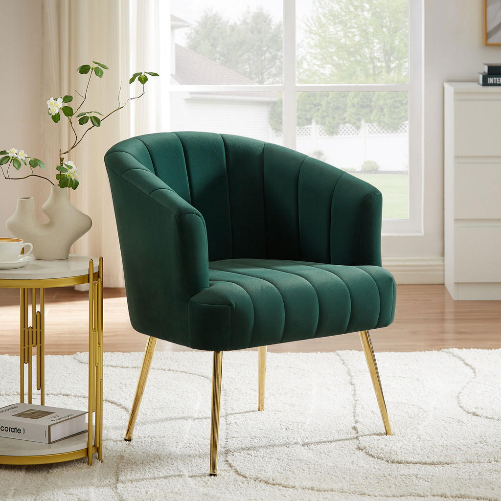 Thumbnail - Sicaan Sessel, Grün, Textil, 1-Sitzer, Füllung: Polyurethan (PUR),Polyurethan (Pur), 64.5x76x63 cm, Wohnzimmer, Sessel, ...