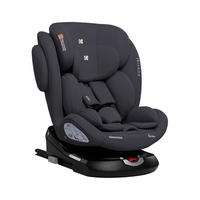 KINDERSITZ i-Felix i-Size grau (40-150cm) Isofix Top Tether 360 Grad Drehung - Grau, Kunststoff (48/59/48cm) - Kikka boo