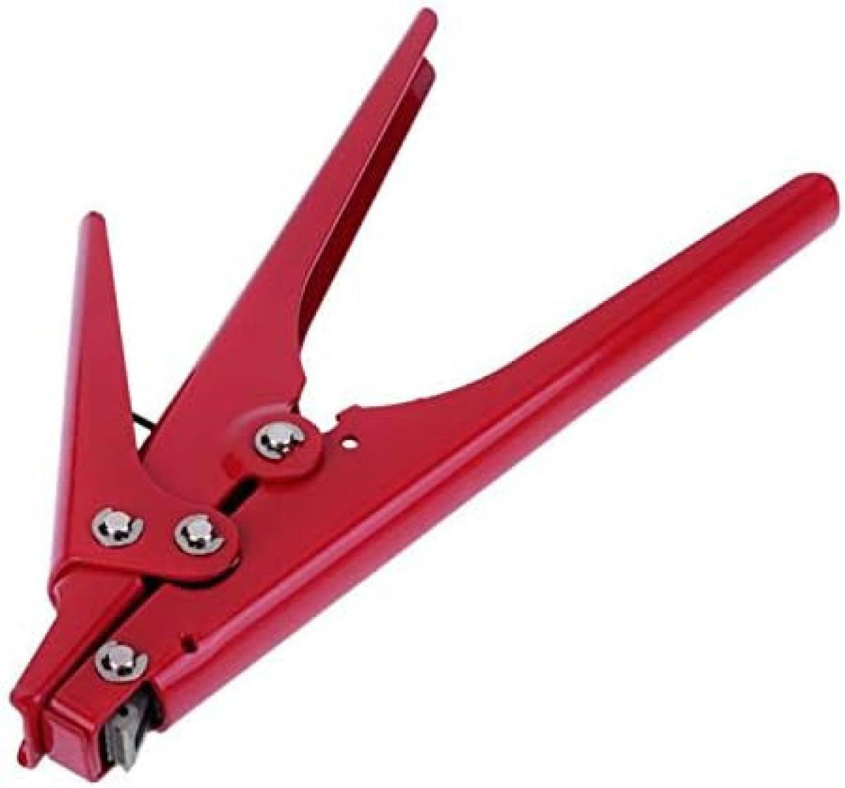 ZANGE – Einstellbare Spannung, geeignet für selbstspannende Schlauchschellen. - Rot, Metall (20/15/1cm) - DCA