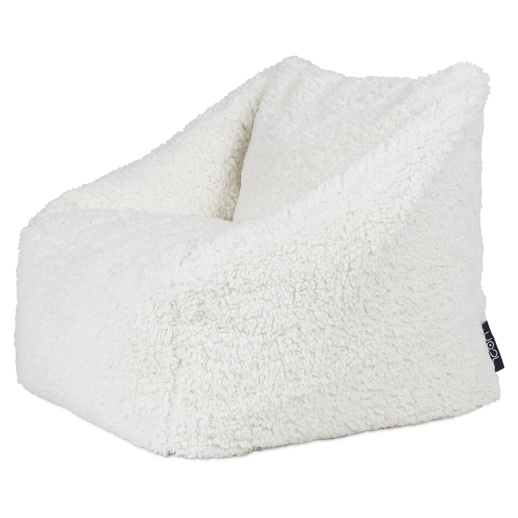 SITZSACK Flauschig für Kinder - Creme, Kunststoff (55/44/55cm) - icon