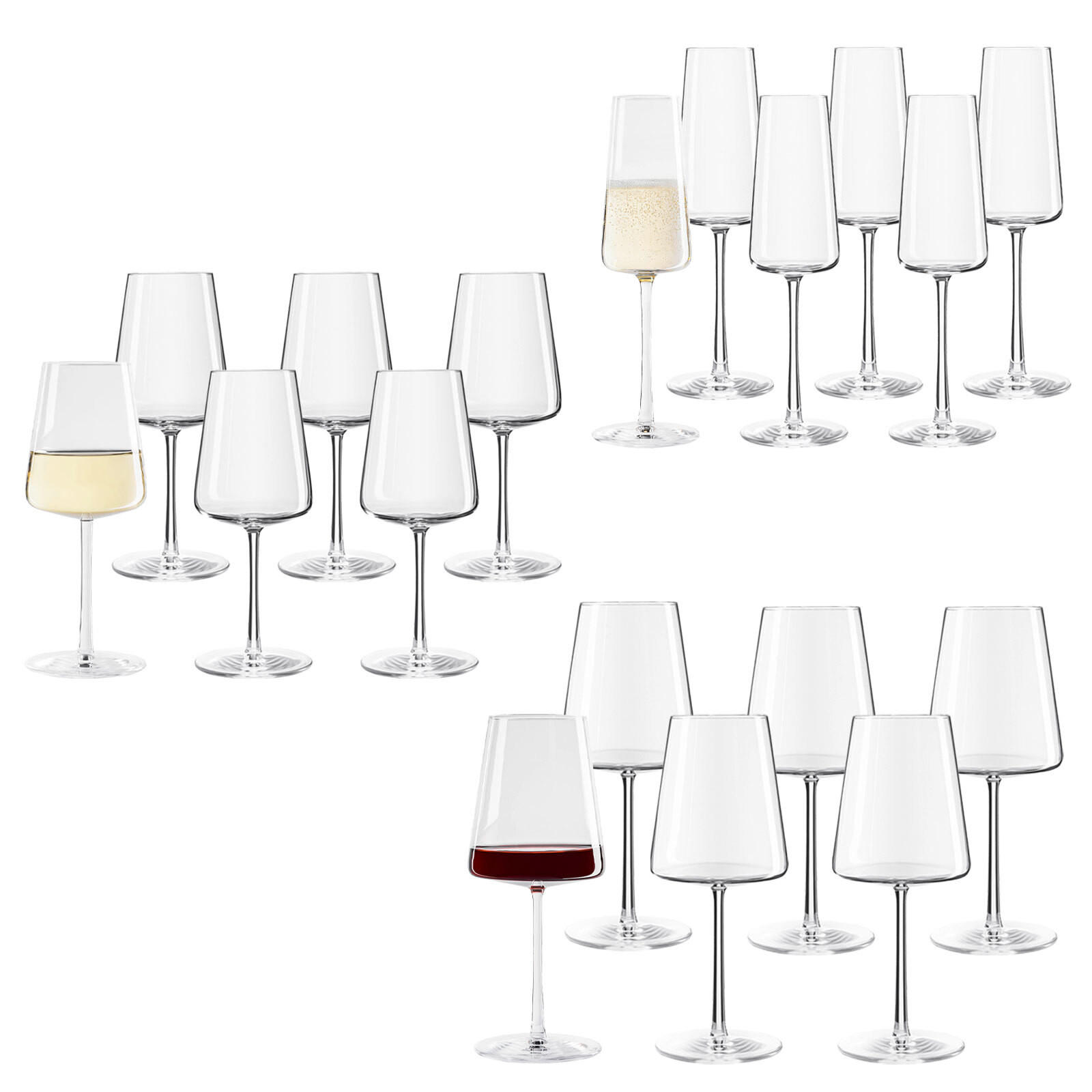 WEIN- UND SEKTGLÄSER Power transparent 18er Set - Transparent, Glas - Stölzle Lausitz
