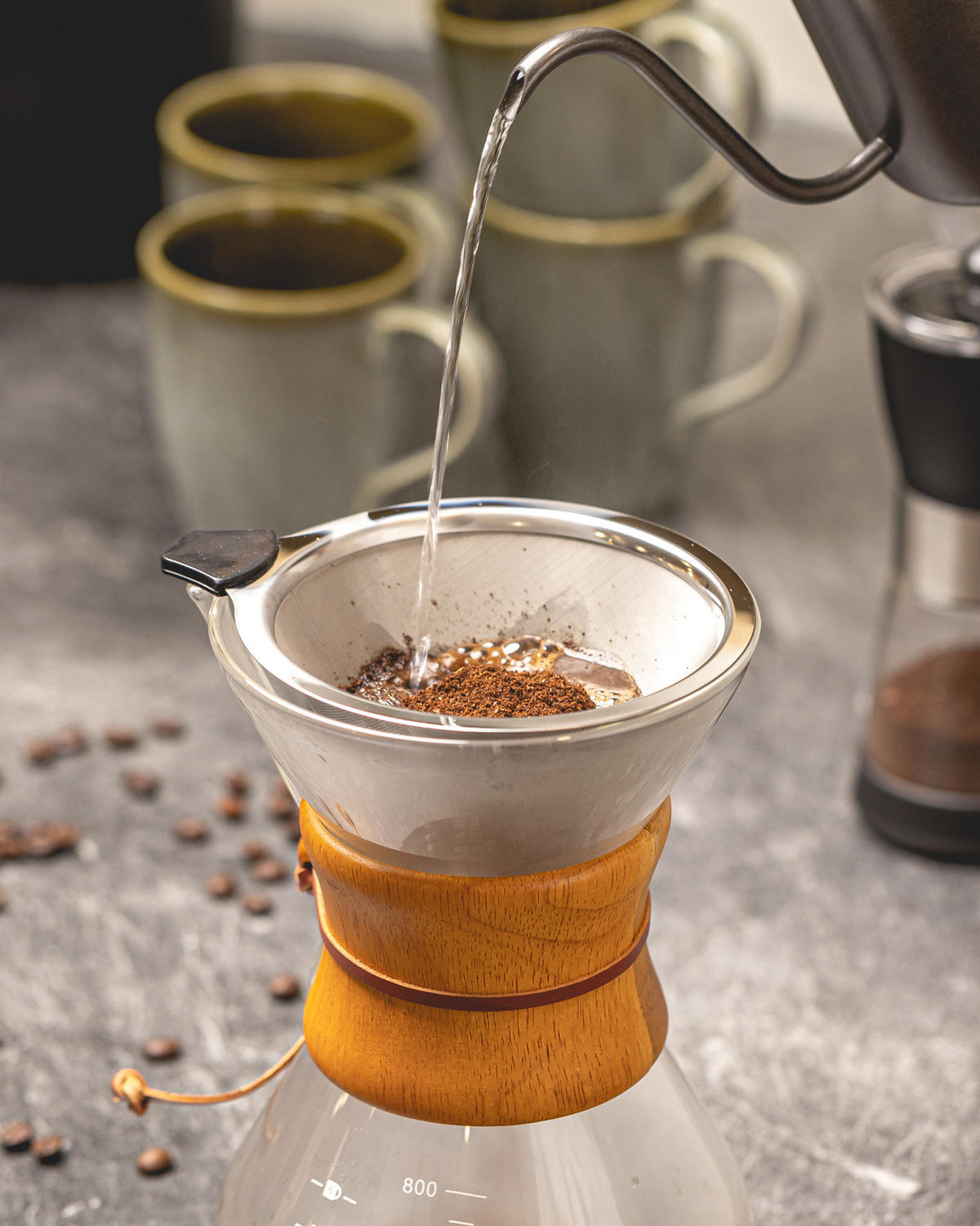 KAFFEEFILTER Kaffee-/Teefilter - Edelstahl - Silberfarben, Metall (14/9/11cm) - Jay Hill