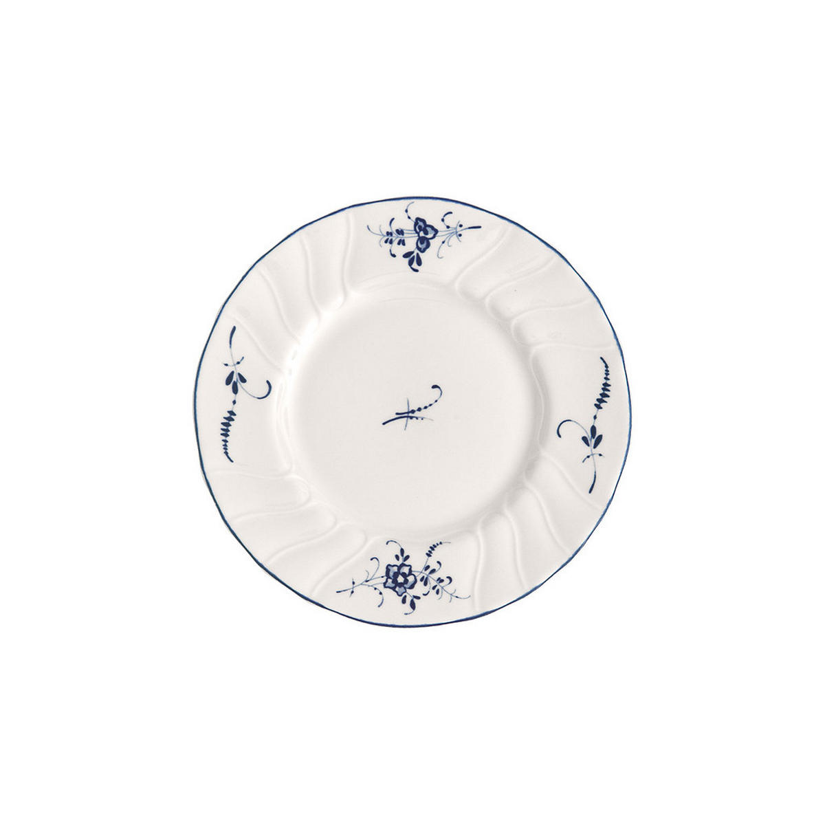 BROTTELLER Vieux Luxembourg weiß-blau ø 15,5 cm - Blau/Weiß, Keramik (15.5cm) - Villeroy & Boch