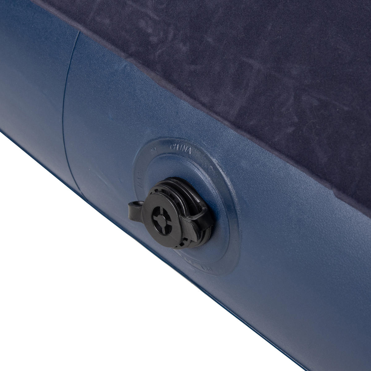 LUFTBETT Luftmatratze Camping 1 Person 191x99x22cm blau aufblasbar ohne Pumpe - Blau, Kunststoff (99/191cm) - Avenli