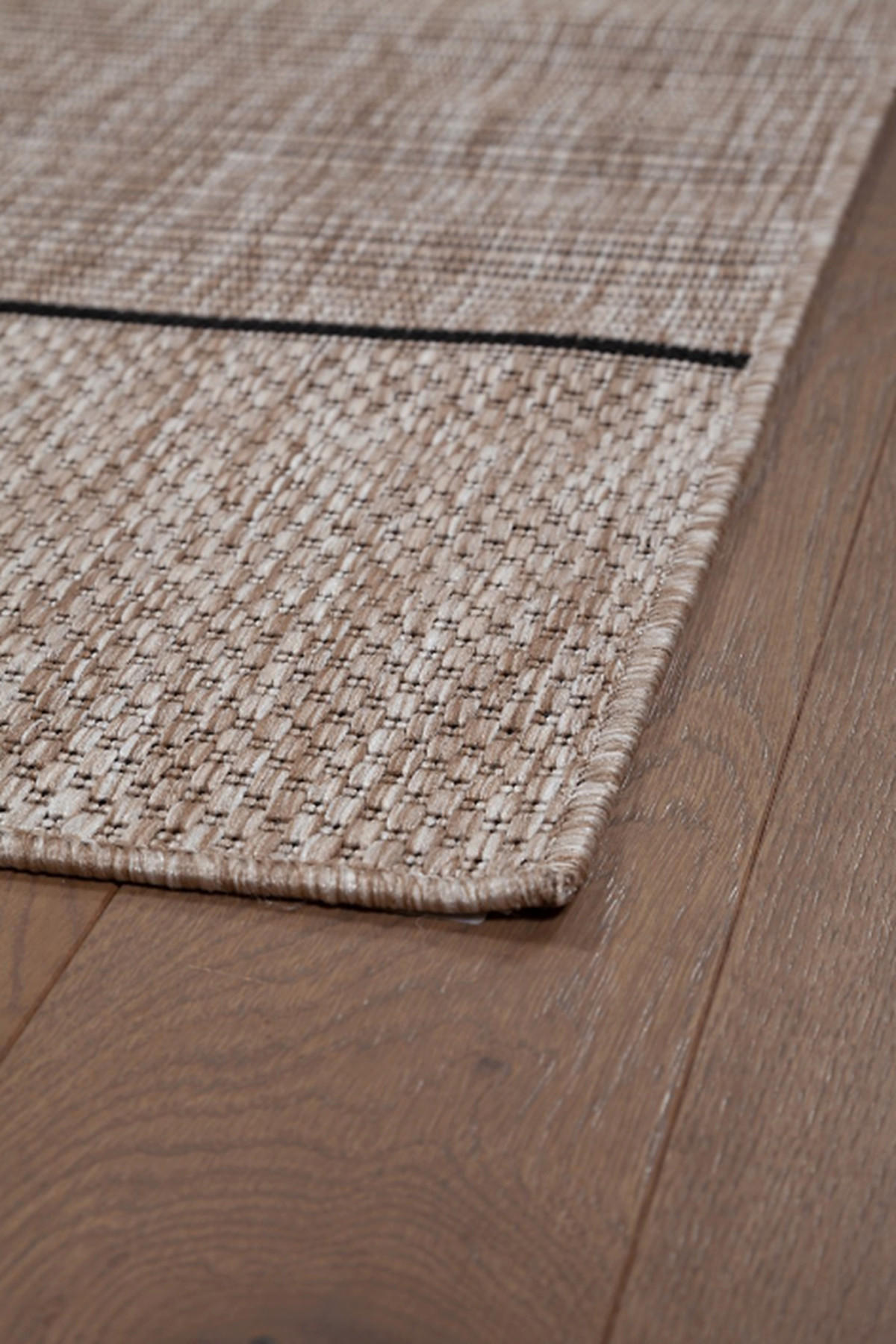 TEPPICH modern Flachgewebe GRAZIELLA Braun 120 x 170 cm - Braun, Textil (120/170cm) - Novatrend