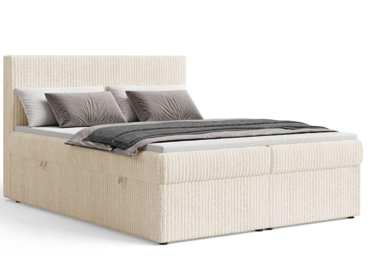 BOXBETT Brisa 180x200 Beige - Beige, Holz/Textil (180/200cm) - Graingold