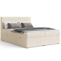 BOXBETT Brisa 160x200 Beige - Beige, Holz/Textil (160/200cm) - Graingold