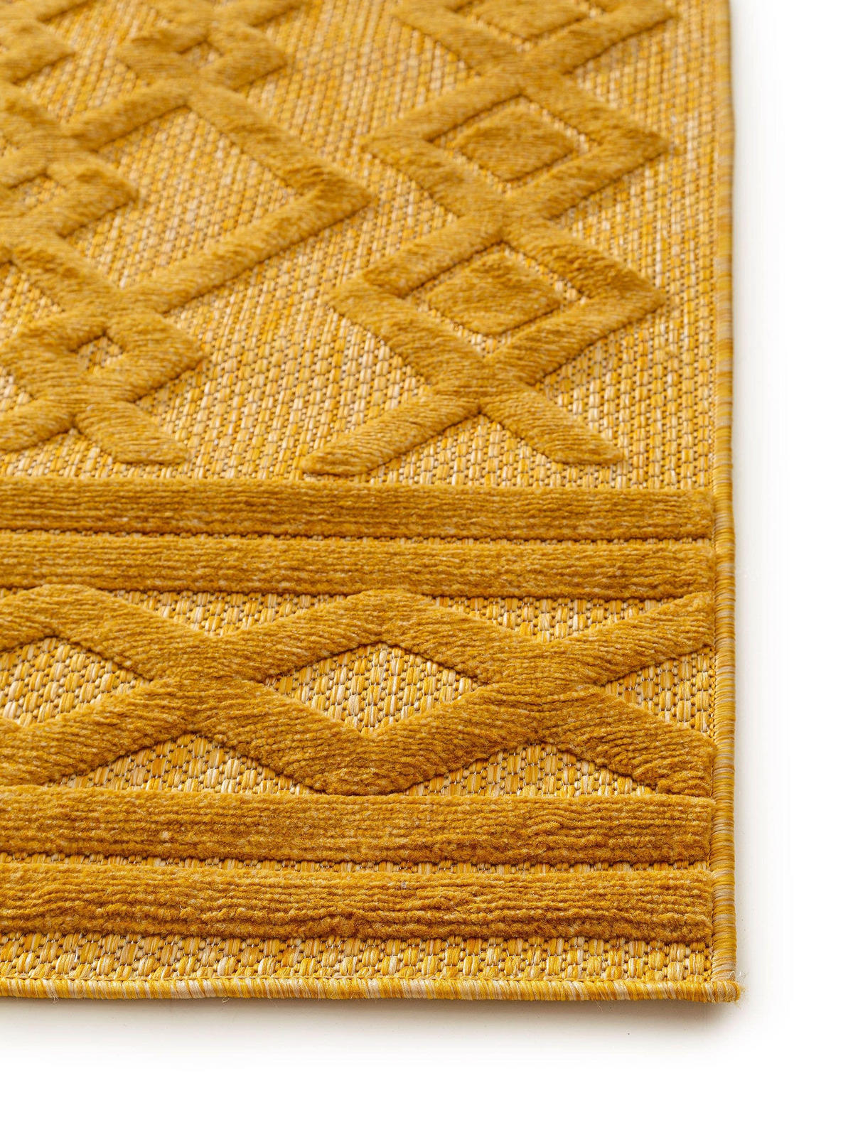 OUTDOORTEPPICH Bonte Gelb 240x340 cm - Gelb, Textil (240/340cm) - benuta Nest