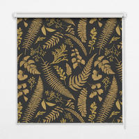 VNÚTORNÁ roleta - okenná roleta - roleta - 100x100 cm - Žlté paprade - žltá, plast (100/100/0.5cm) - TULUP