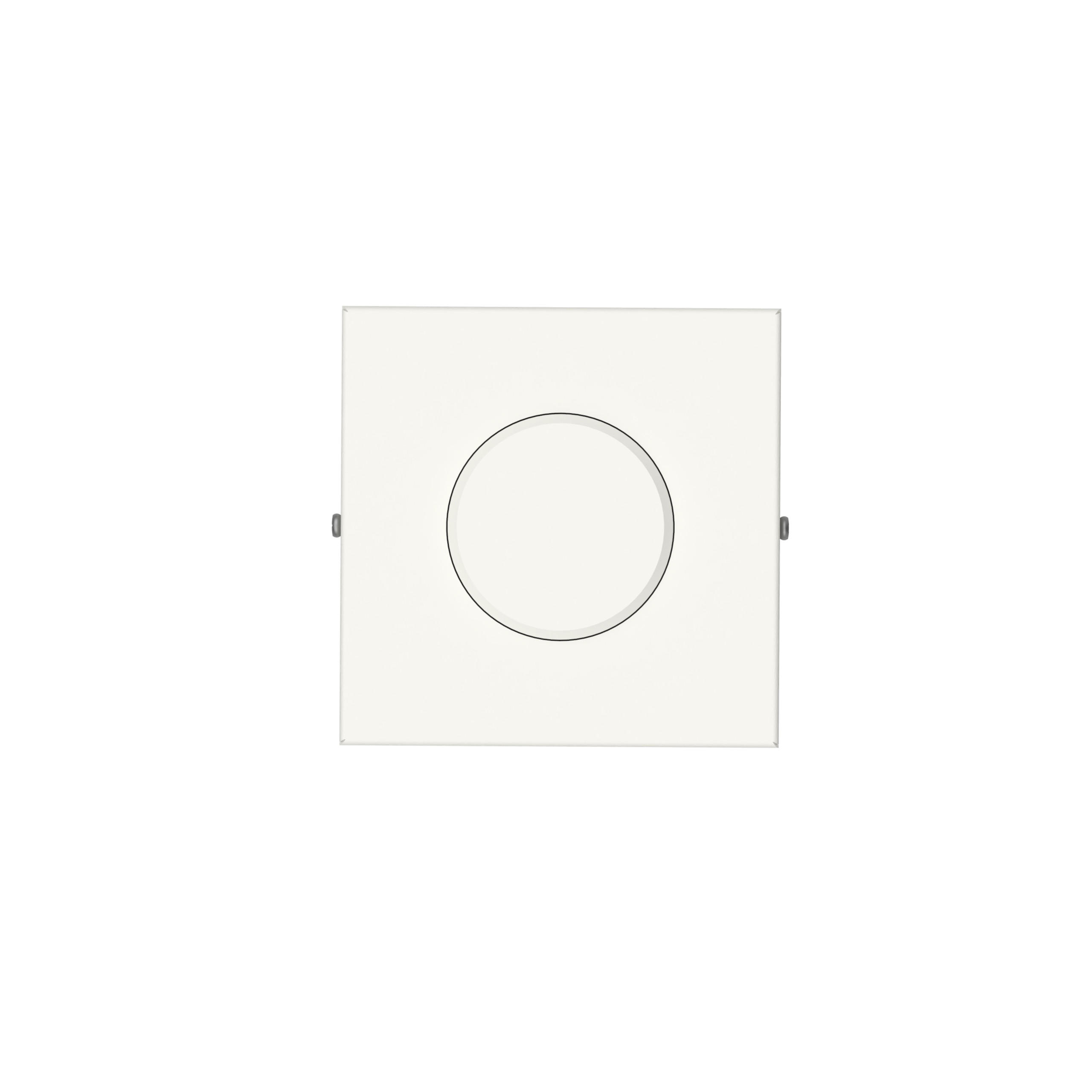 DECKENLEUCHTE - Weiß, Metall (15/15/4cm) - Lumicom