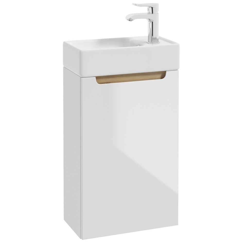 WASCHTISCH Sofia-107 - Weiß, Holzwerkstoff (40/68/22cm) - Lomado