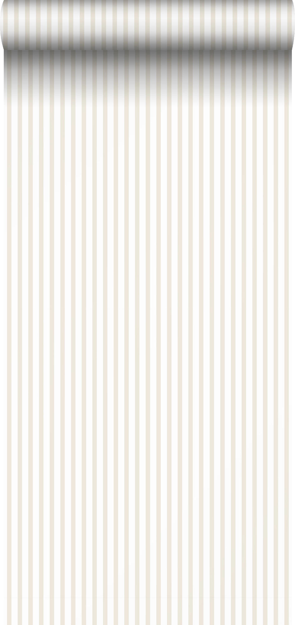 TAPETE Streifen 53 cm x 10 m - Beige, Papier (53/1000cm) - Sanders & Sanders