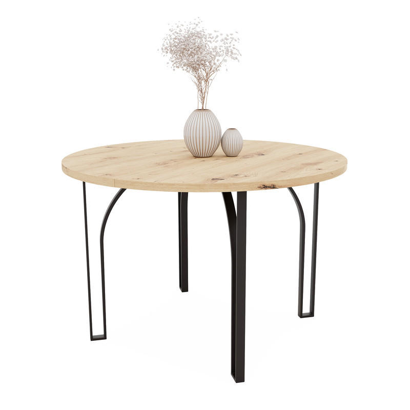 Idohome Ausziehtisch Eiche Artisan 100x76x100 cm