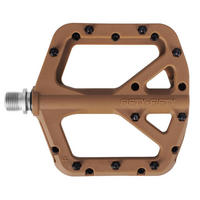 FAHRRADPEDALE Nylon Composite rutschfest 9/16 Zoll - Beige, Kunststoff (10.4/1.5/10.6cm)