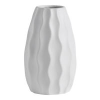 VASE Wavis 25x15cm - Weiß, Stein (25cm) - home&you