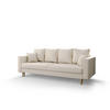 SOFA KRISTI mit Schlaffunktion ITAKA 16 Sofa mit Stauraum - Creme, Textil (90/87/230cm) - Bedante