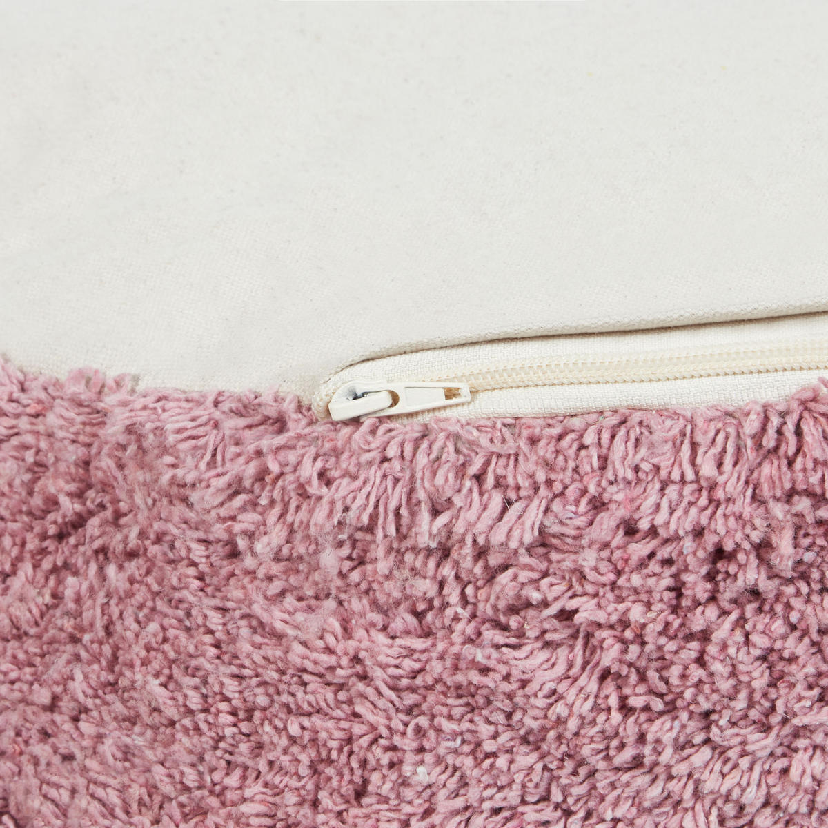 POUF Baumwolle Rosa Kandhkot - Pink, Textil (50/35/50cm) - Beliani