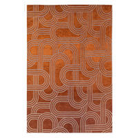 TEPPICH modern Flachgewebe FEVER Rot 170 x 240 cm - Rot, Textil (170/240cm) - Novatrend