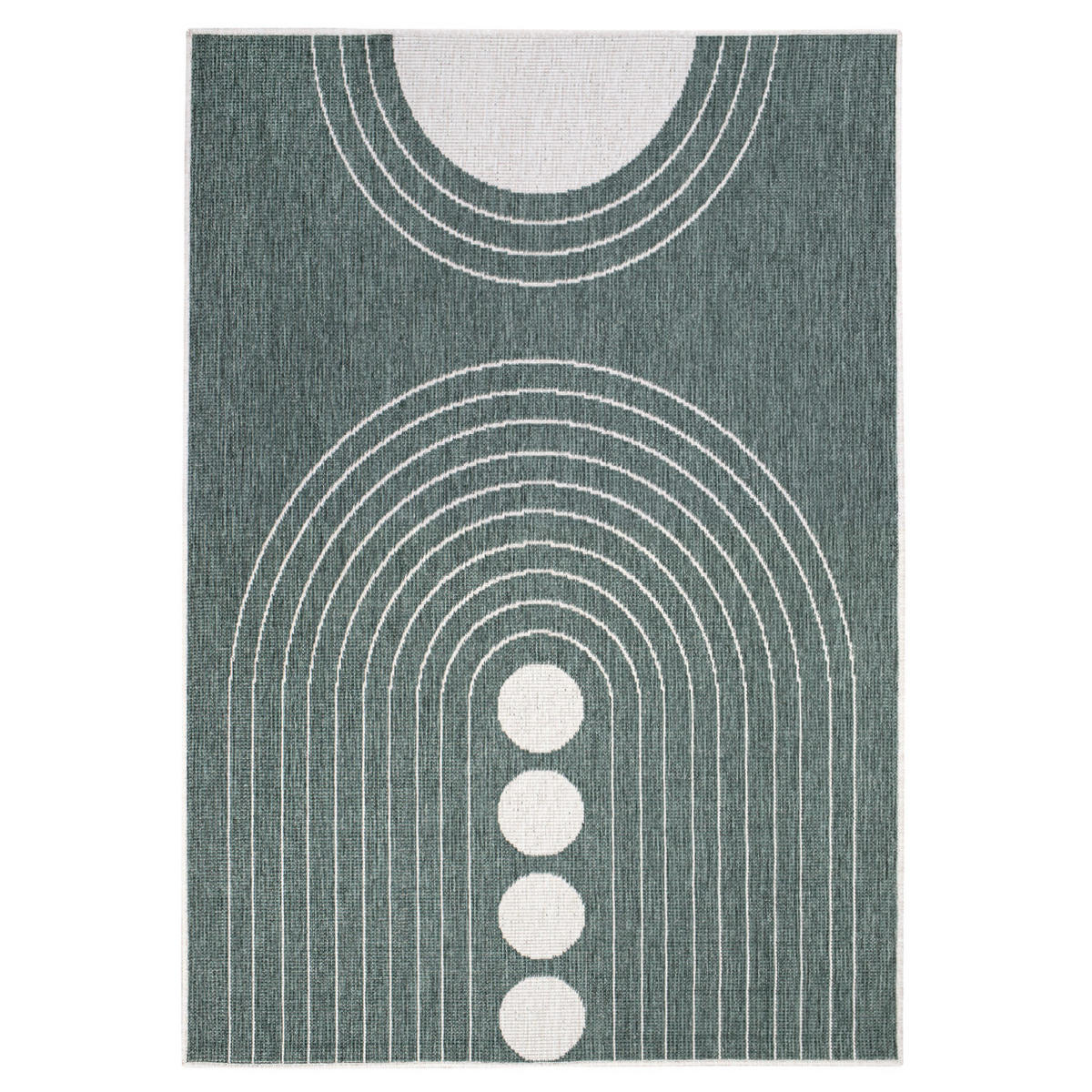 OUTDOOR-TEPPICH DuoRug 5739 Grün 200x290 cm - Grün, Textil (200/290cm) - carpet city
