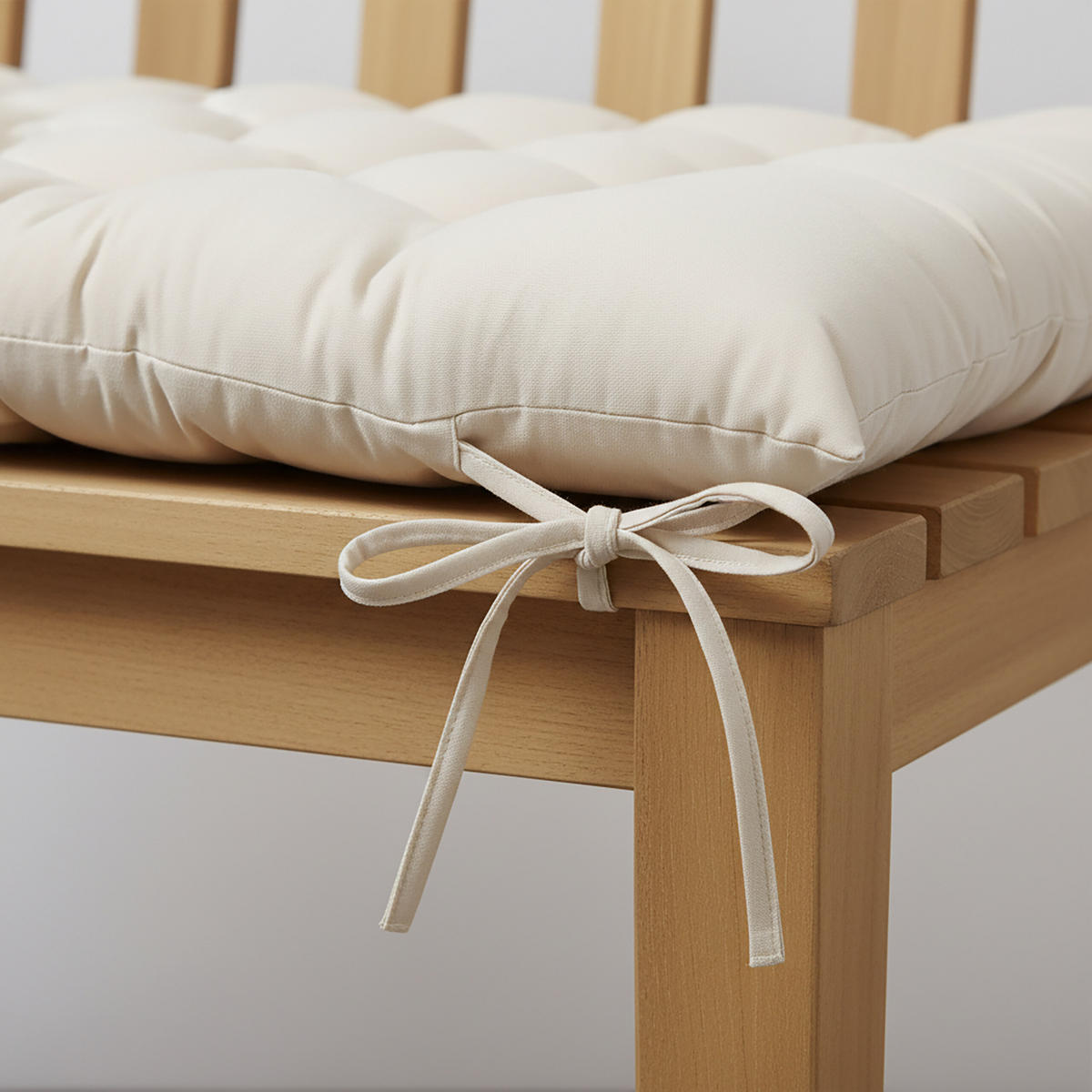 LAVIČKOVÝ sedák - béžová, textil/plast (50/8/180cm) - Relaxdays