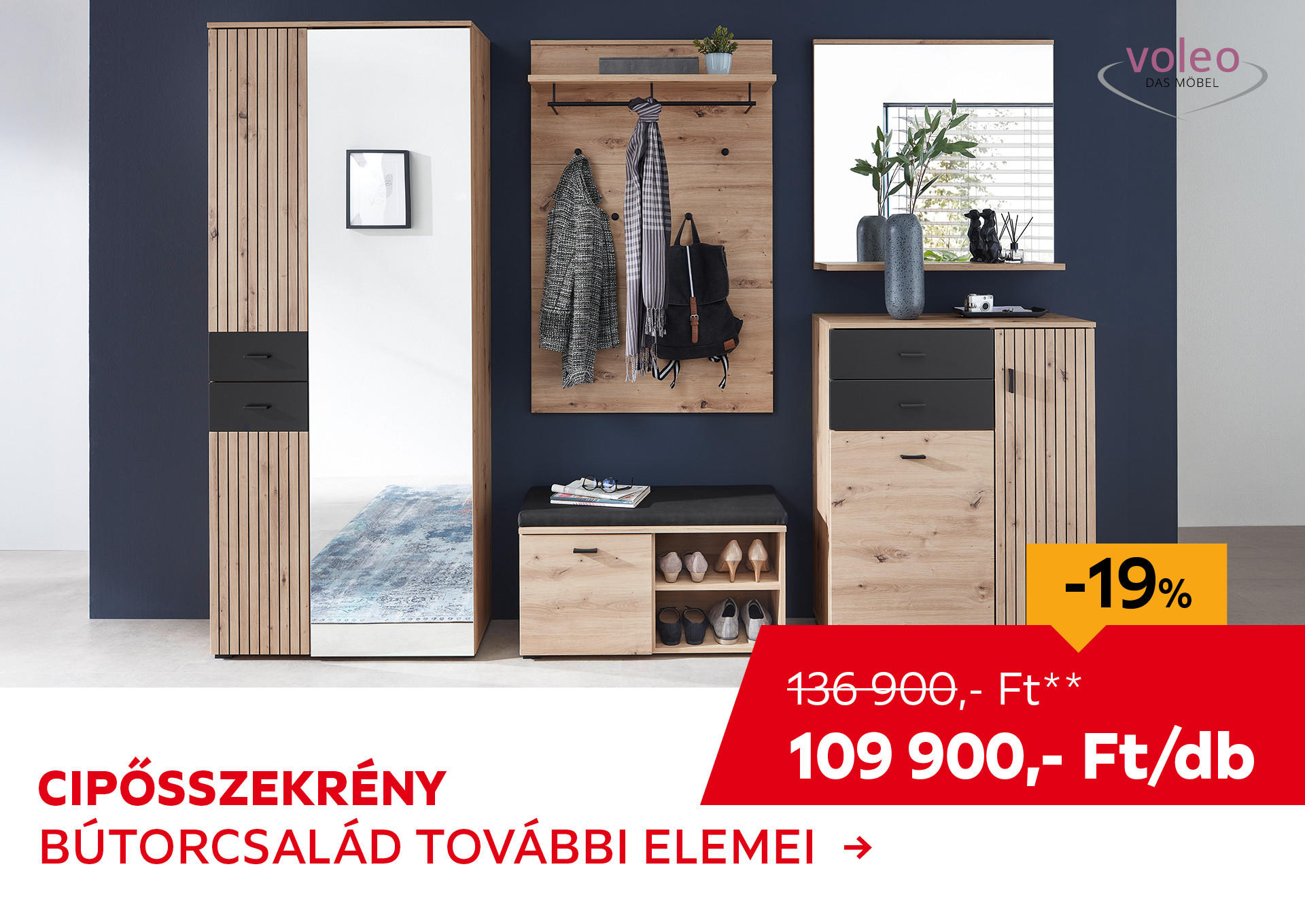 ELŐSZOBASZEKRÉNY Kiemelt termék 144900 Ft.- helyett 114900 Ft.-