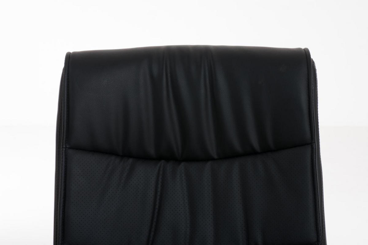 SCHWINGSTUHL Lederlook schwarz - Schwarz, Textil/Metall (49/105/60cm) - CLP