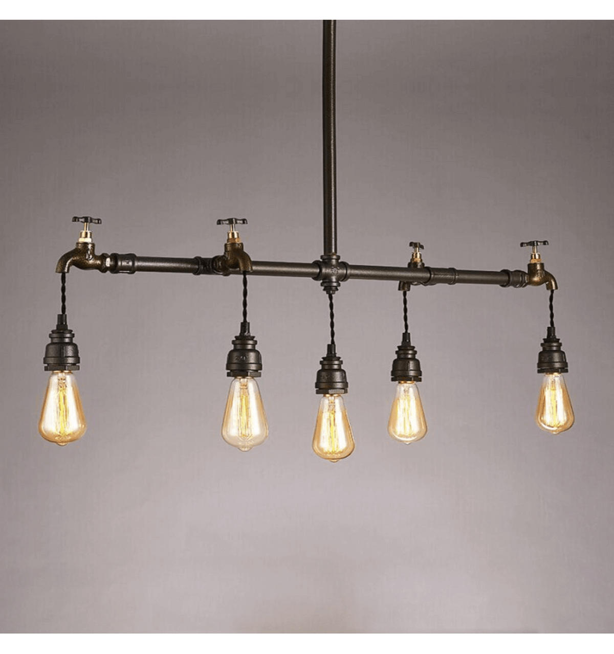 HÄNGELEUCHTE Neptune, Dunkelgrau, 100cm - Dunkelgrau, Metall (88/14/100cm) - KOSILUM