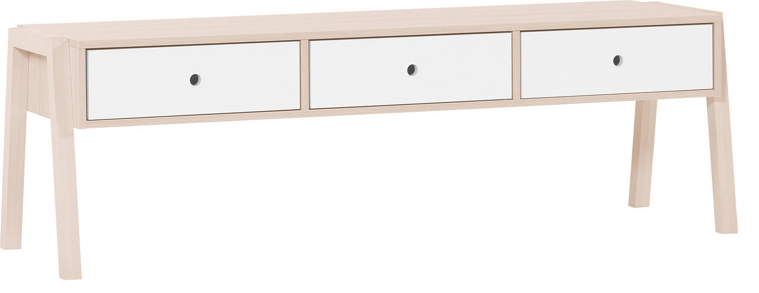 SITZBANK SPOT - Weiß, Holzwerkstoff (154/48/47cm)