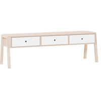 SITZBANK SPOT - Weiß, Holzwerkstoff (154/48/47cm)