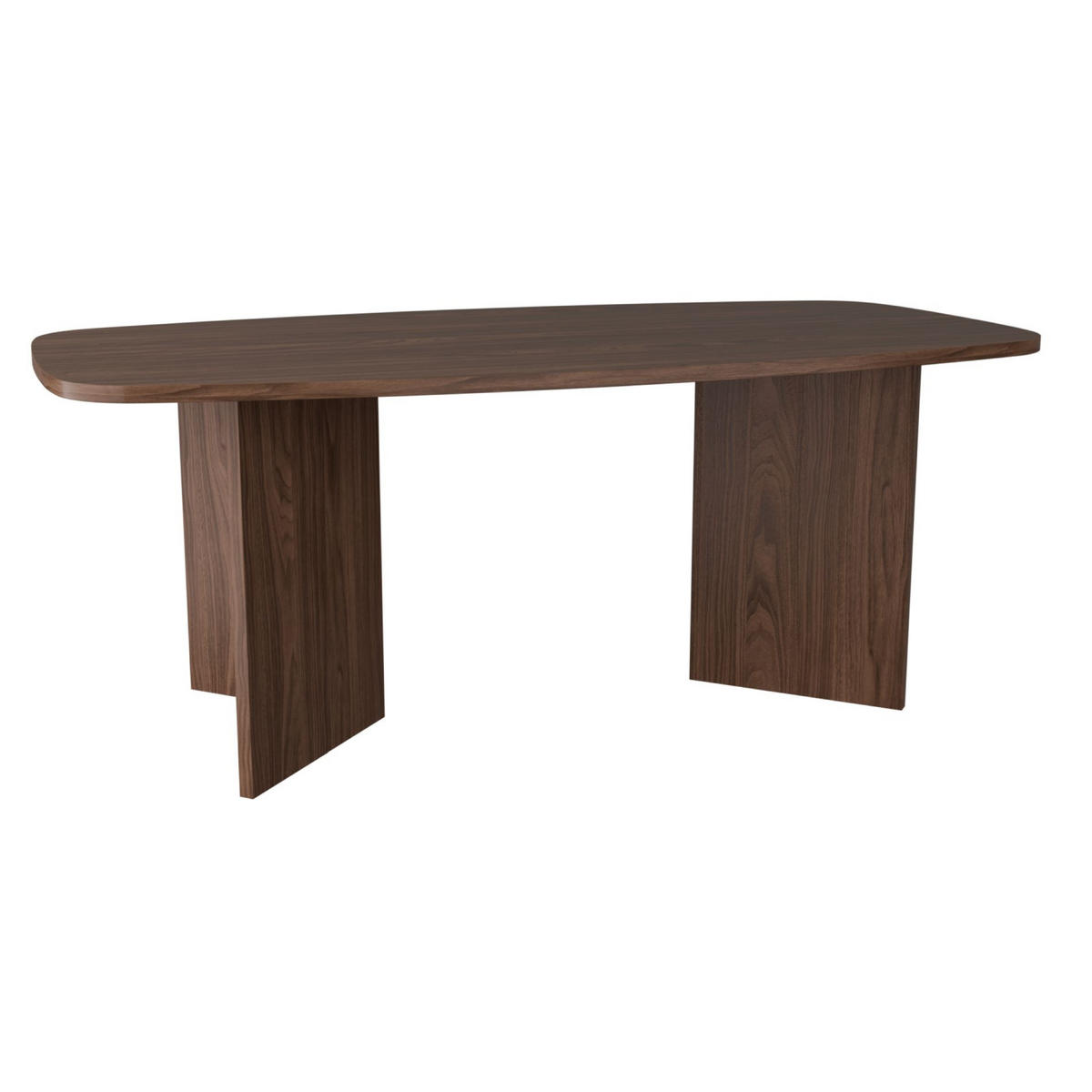 ESSTISCH PIANO Holzoptik Nussbaum Wisconsin 190x100 cm - Nussbaumfarben, Holzwerkstoff (100/190/74.5cm) - Selsey