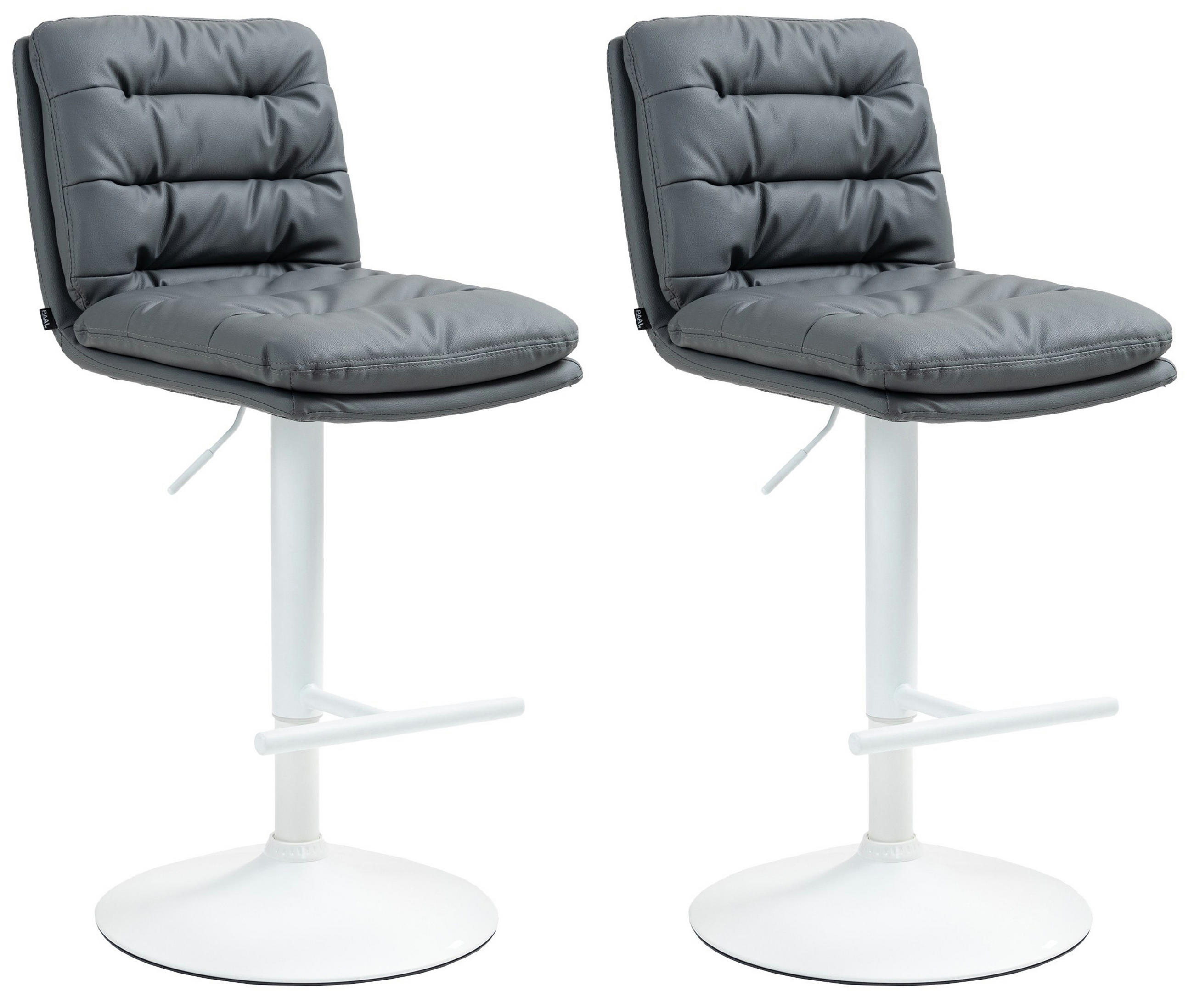 TPFLiving Barhocker Grau 42x116x56 cm