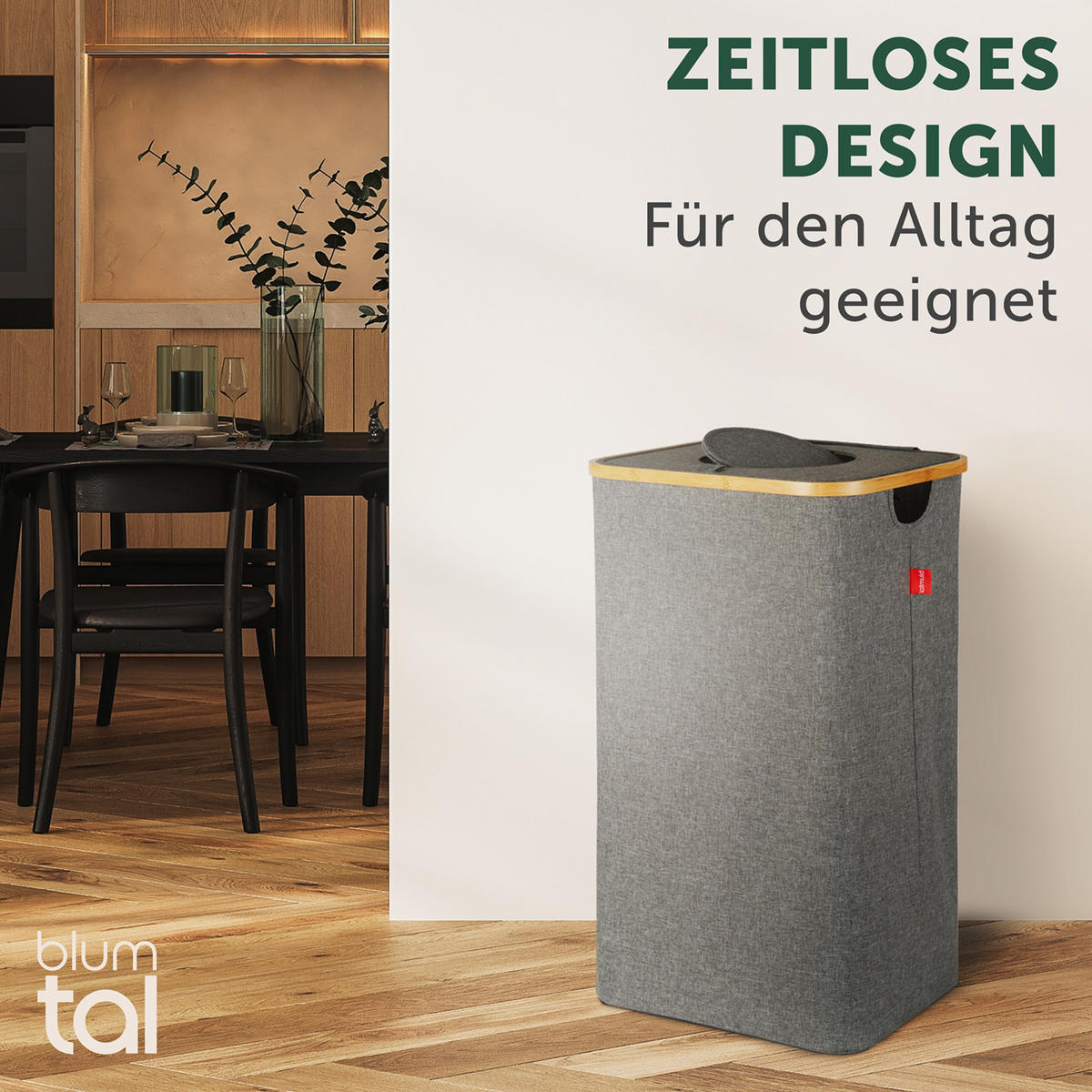 PFANDFLASCHEN-SAMMELBEHÄLTER 100L Grau - Grau, Kunststoff (34/3/42cm) - Blumtal