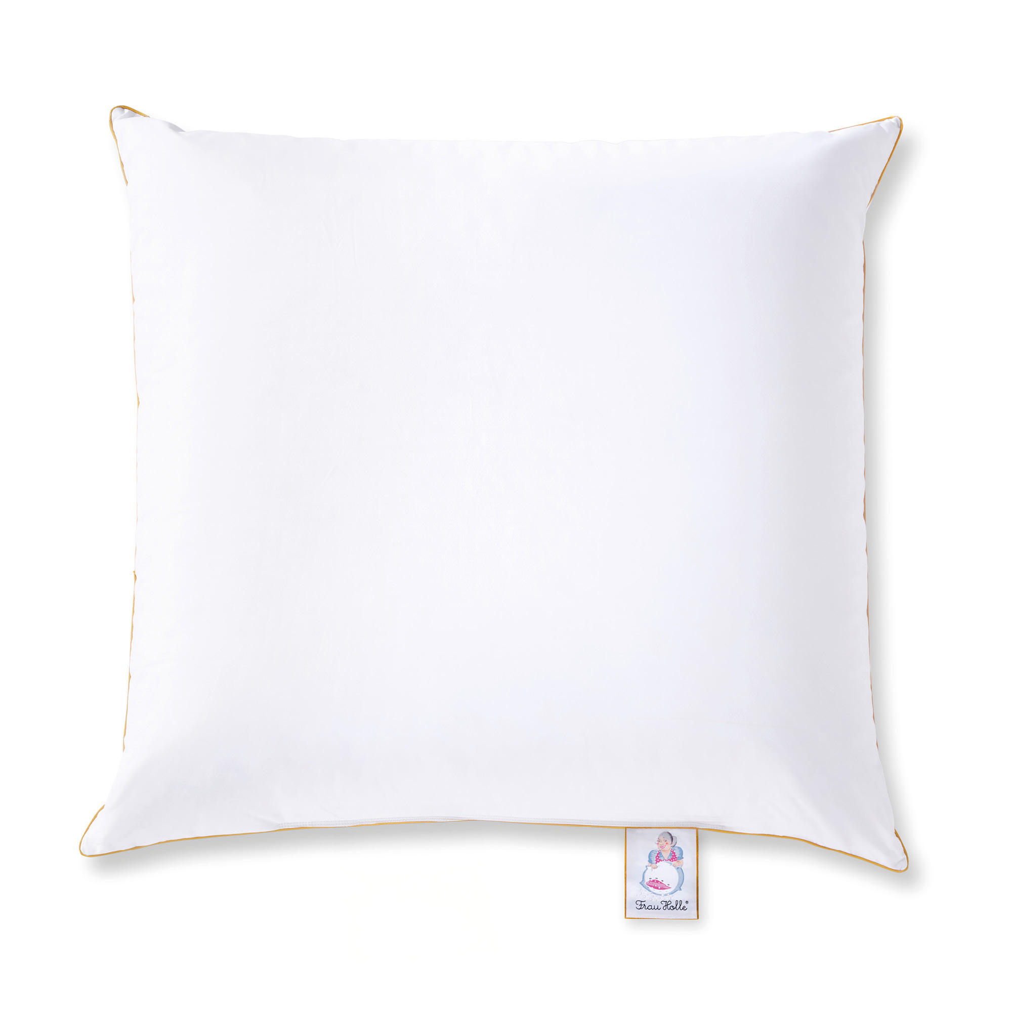 DAUNENKOPFKISSEN KLASSIK Entendaunen fest - Weiß, Naturmaterialien/Textil (80/80cm) - Frau Holle