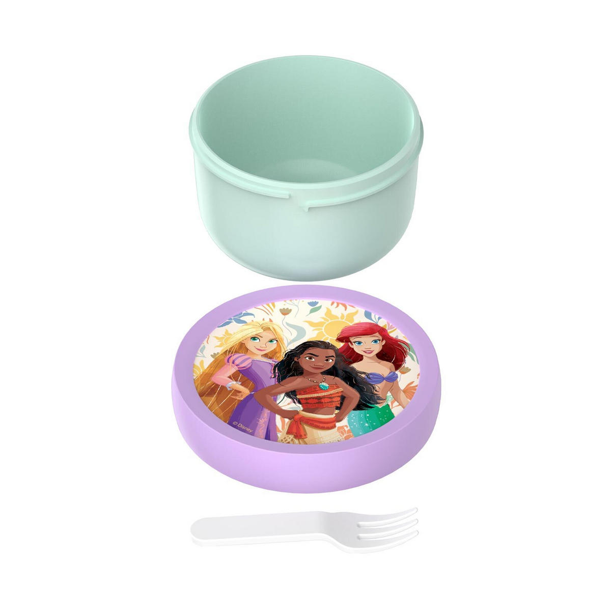 FRUCHTBOX Campus (2026) Princess Power 300 ml - Violett/Mintgrün, Kunststoff (10.4/6.7/10.4cm) - Mepal