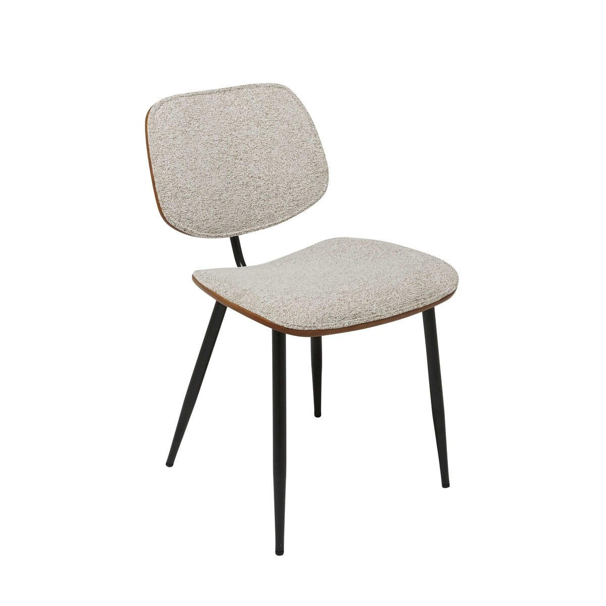 ESSZIMMERSTÜHLE STOFF BEIGE 2er set 45/76,5/45 cm - Beige, Textil (45/76.5/21cm) - Signature