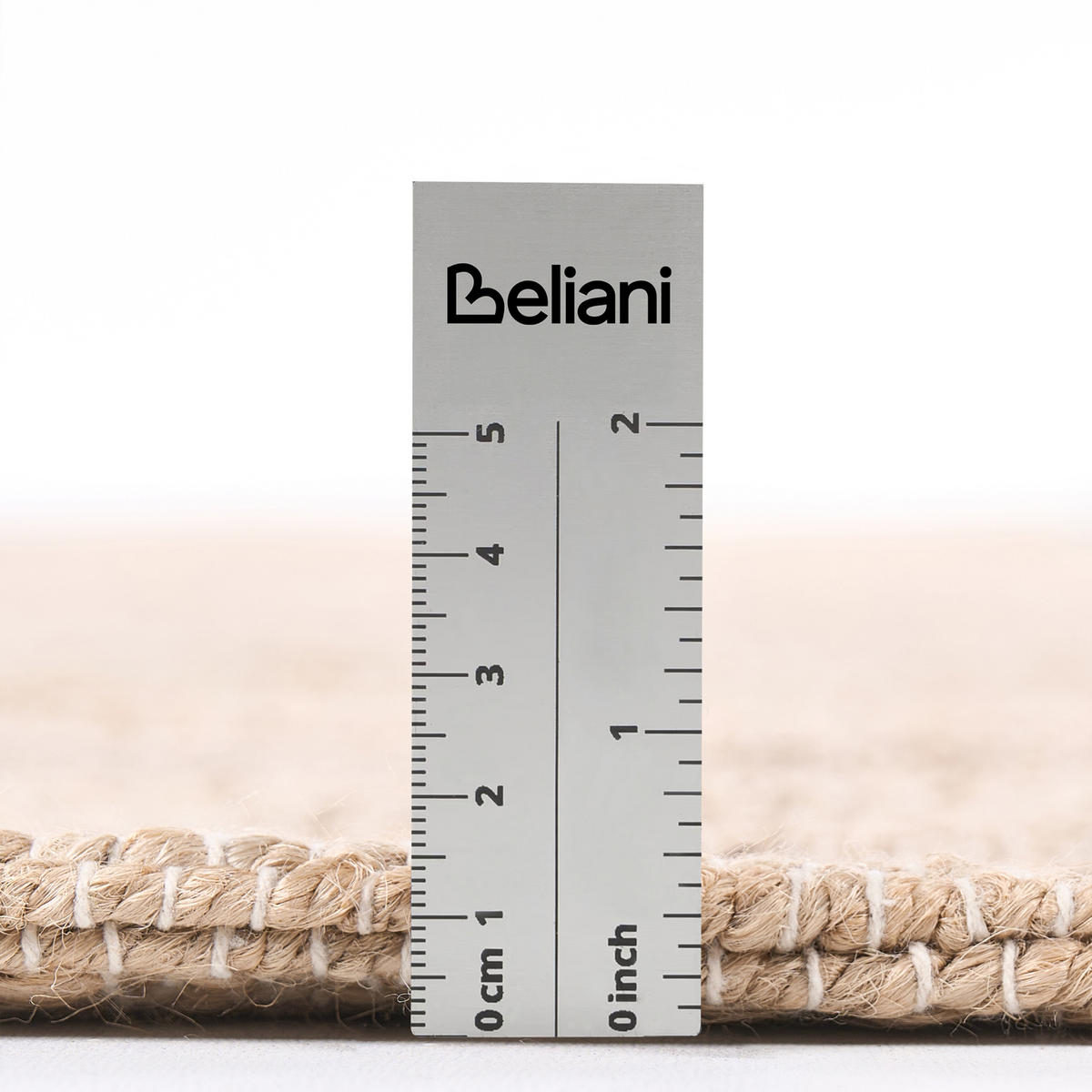 KOBEREC Černý/Béžový 80/300 cm Juta Amravati - béžová, textil (80/300cm) - Beliani