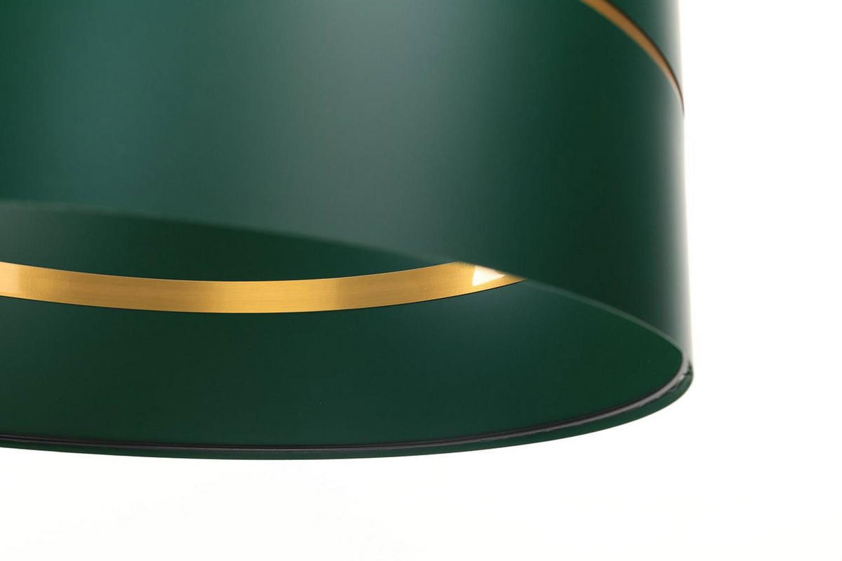 HÄNGELEUCHTE Grün 60/21 cm - Goldfarben/Grün, Kunststoff (60/1.1/21cm) - ONZENO