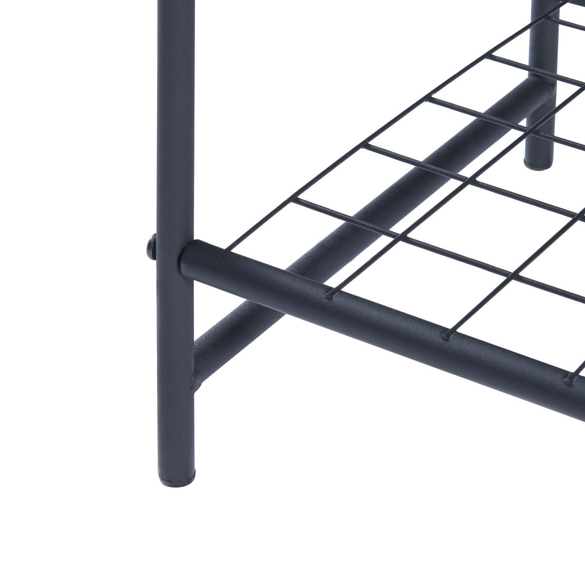 KÜCHENREGAL Nibe - Schwarz, Holzwerkstoff/Metall (60/150/42cm) - [en.casa]