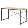 SCHREIBTISCH Røros - Eichefarben, Holzwerkstoff/Metall (60/120/72cm) - [en.casa]