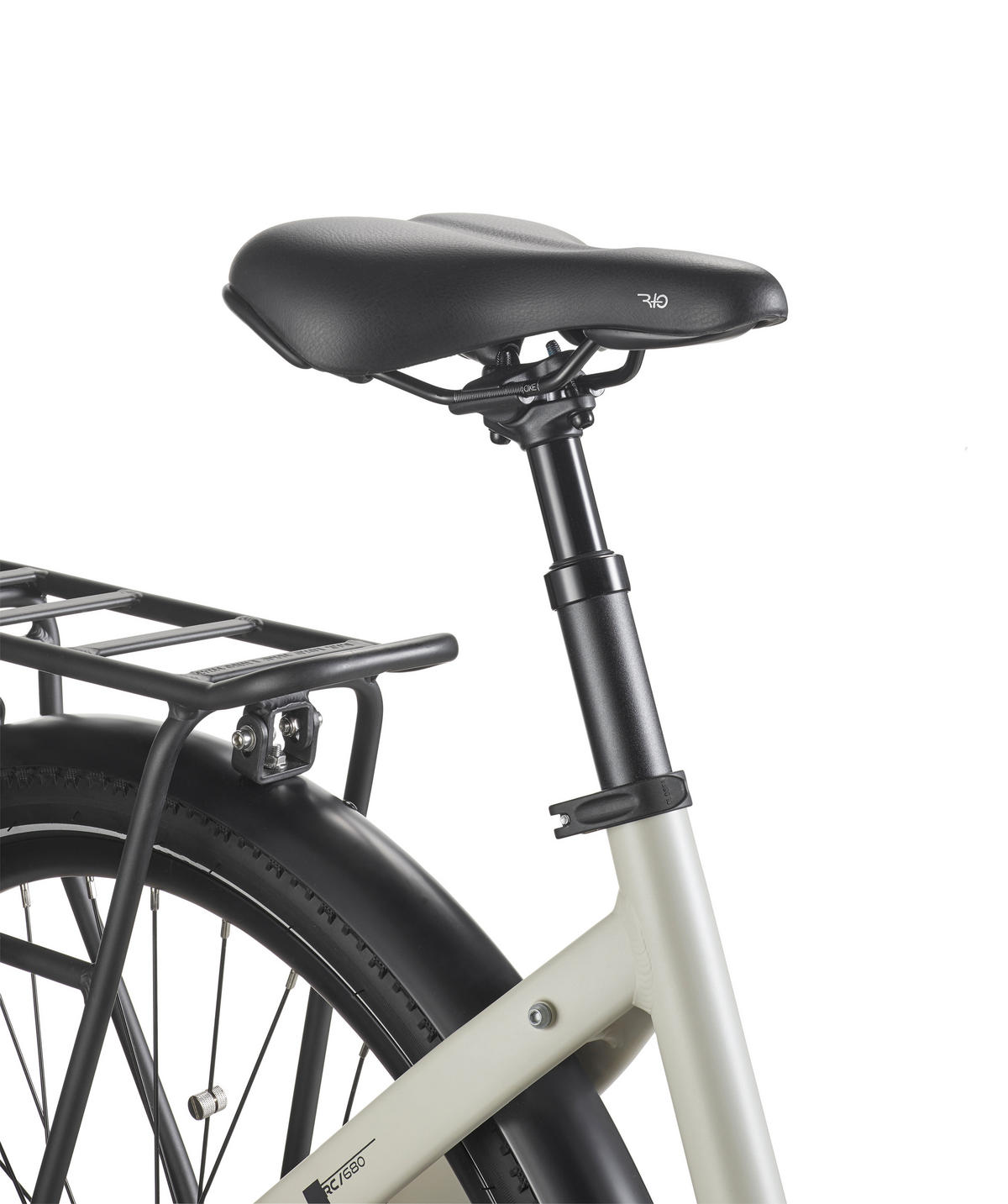 E-BIKE Cityrad RC680 Elektrofahrrad 28 Zoll Mittelmotor 10-Gang Kettenschaltung 705,6 Wh Pedelec - Grau, Metall (115cm) - Telefunken