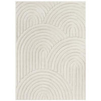 KURZFLORTEPPICH LINEA creme Wellenmuster 3D-Struktur 200/300 cm - Creme, Textil (200/300cm) - Tapiso